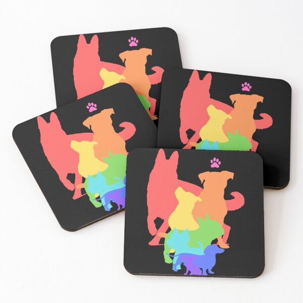 Item preview, Rainbow Dogs / Rainbows and Dogs designed and sold by Thehatinthecat.