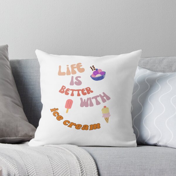 Item preview, Life is Better with ice cream designed and sold by LindoDesign.