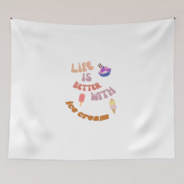 Item preview, Life is Better with ice cream designed and sold by LindoDesign.