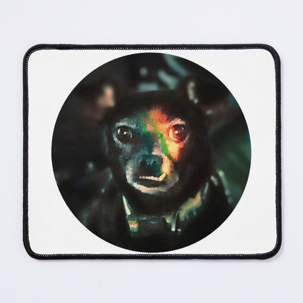 Item preview, Little Black Dog’s Rainbow Light Eye designed and sold by CerolBlue.