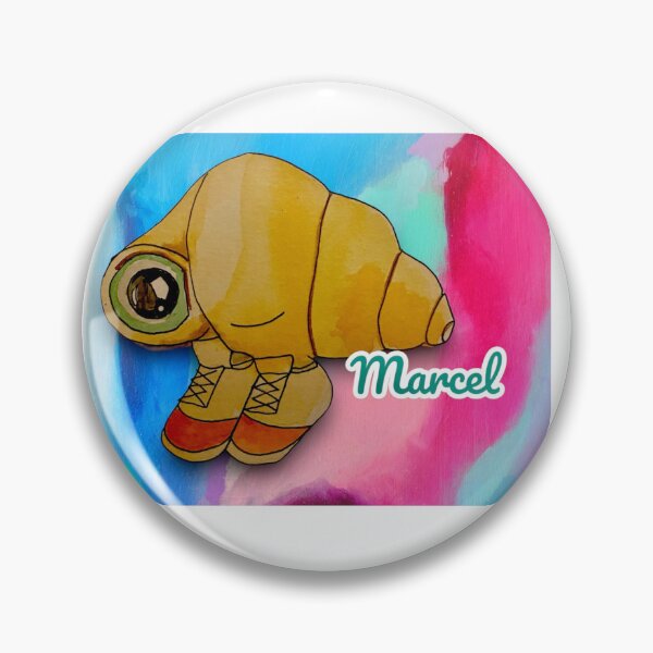 Item preview, Marcel the shell with shoes on watercolor design  designed and sold by Alicia Perrelli.