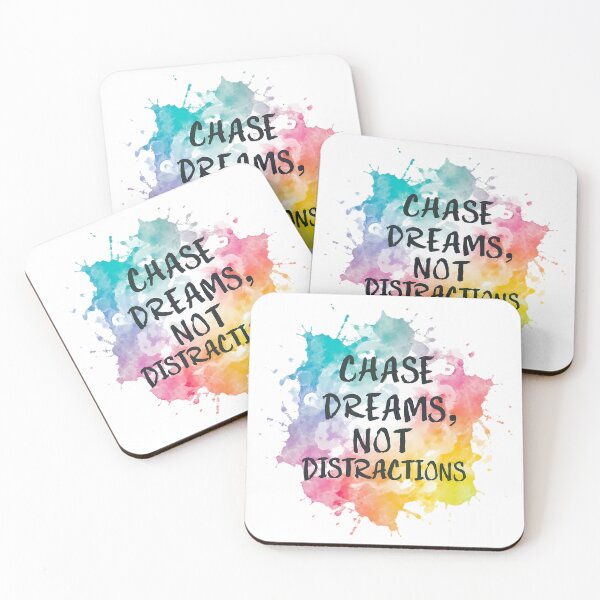 Item preview, Chase Dreams, Not Distractions designed and sold by WatermelonPink.