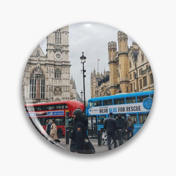 Item preview, Busy intersection outside Westminster Abbey designed and sold by offdutyplaces.