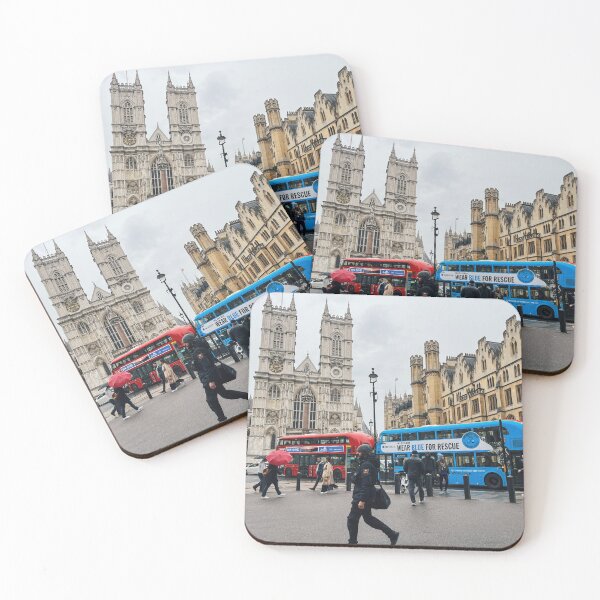 Item preview, Busy intersection outside Westminster Abbey designed and sold by offdutyplaces.