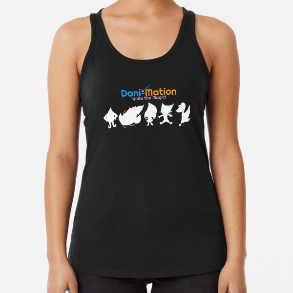 Mystery Characters icon (White) Racerback Tank Top