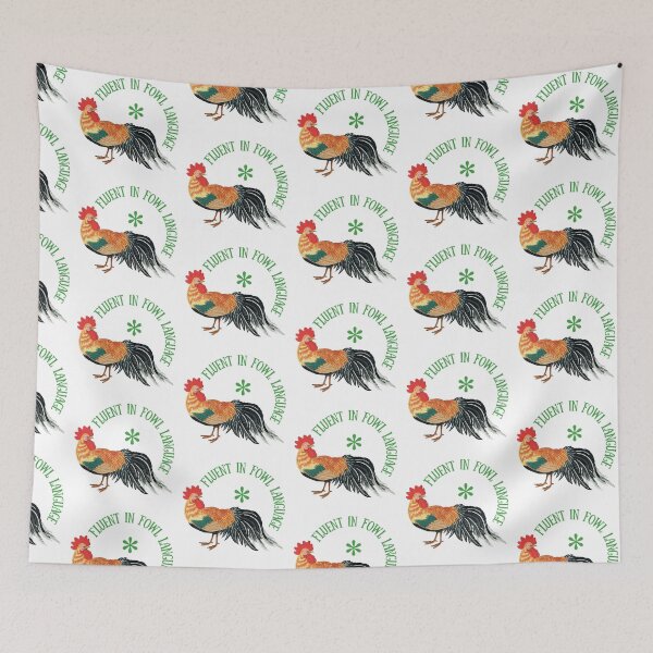 Item preview, Fluent in Fowl Language! Chicken Pun! designed and sold by SSustainable.