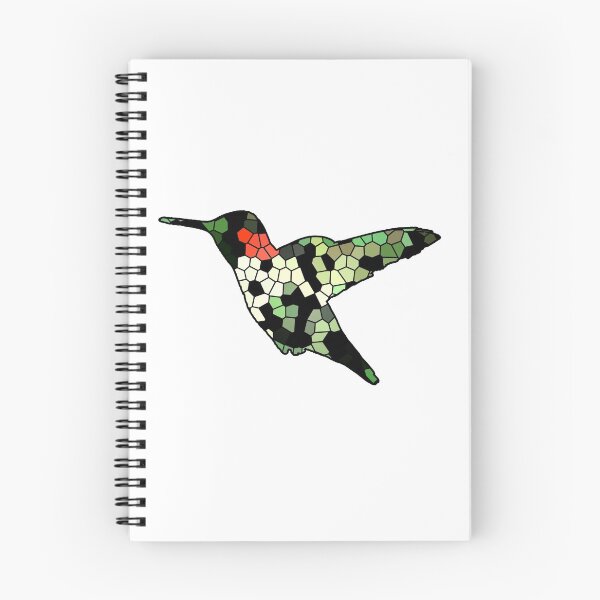 Item preview, Ruby Throated Hummingbird Cell Tiles designed and sold by narwhalwall.
