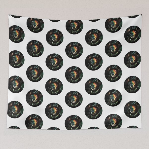Item preview, Little Black Dog’s Rainbow Light Eye designed and sold by CerolBlue.