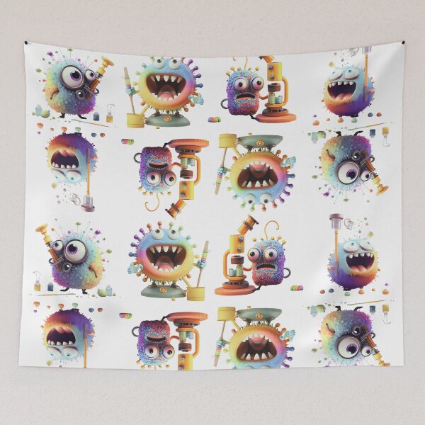 Item preview, Funny Molecule Cartoons designed and sold by SheBots.