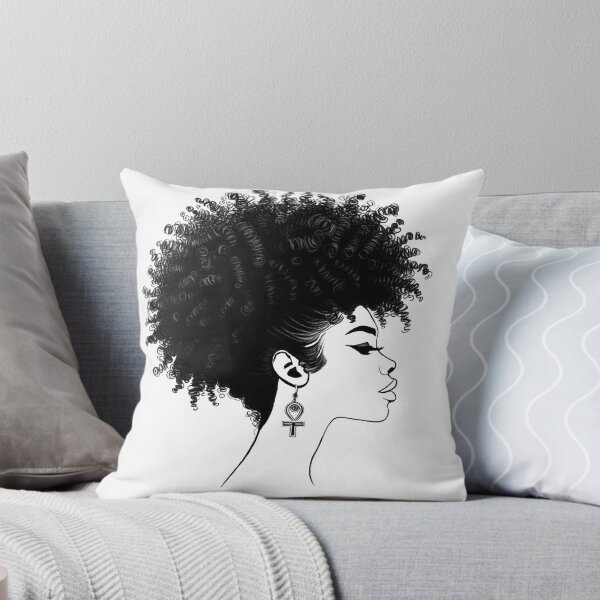 Item preview, Woman with natural updo designed and sold by djrollins.