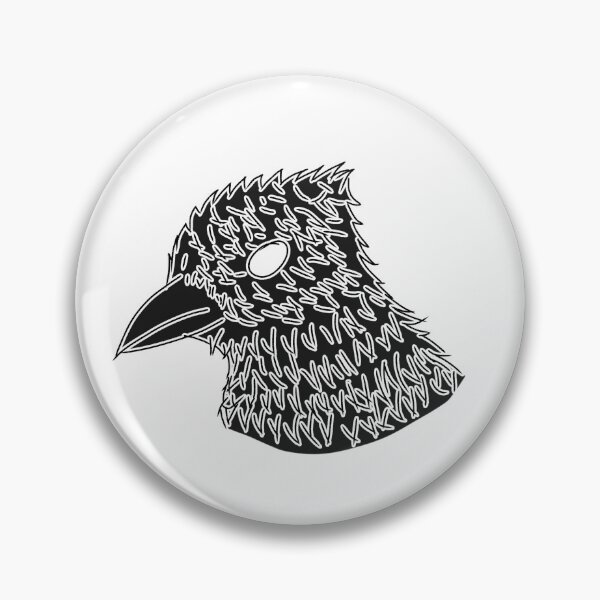 Item preview, misaligned crow designed and sold by Gussart11.