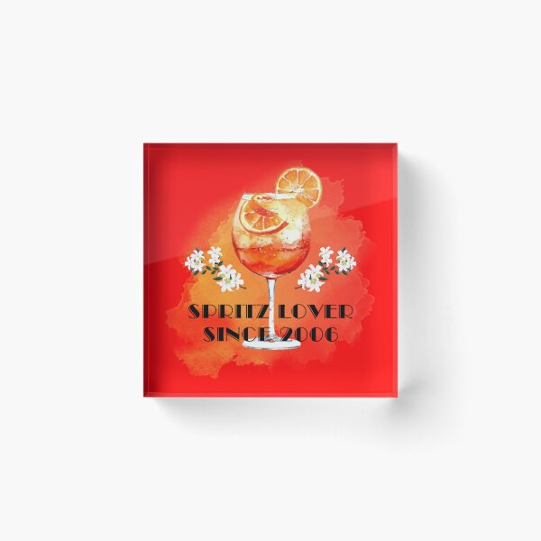 Item preview, Spritz Lover 2006, watercolor, aperol, artwork designed and sold by Numbers-Art.