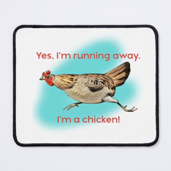 Item preview, Yes, I'm Running Away. I'm a Chicken! Chicken Joke! designed and sold by SSustainable.