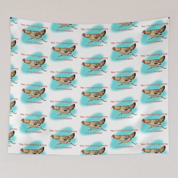 Item preview, Yes, I'm Running Away. I'm a Chicken! Chicken Joke! designed and sold by SSustainable.