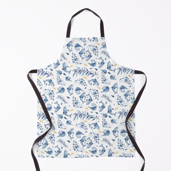 Item preview, Blue Dolphins and Waves designed and sold by LuciaS.