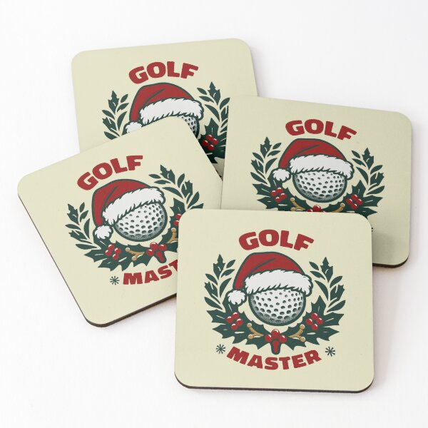 Item preview, Christmas Theme Golf Master With Santa Claus Hat designed and sold by Daqomm.