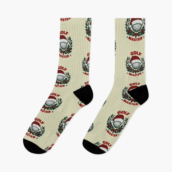 Item preview, Christmas Theme Golf Master With Santa Claus Hat designed and sold by Daqomm.
