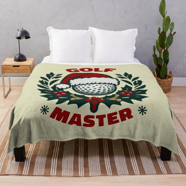 Item preview, Christmas Theme Golf Master With Santa Claus Hat designed and sold by Daqomm.