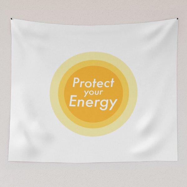 Item preview, Protect you Energy | yellow aura energy designed and sold by CHLOË CREATES.