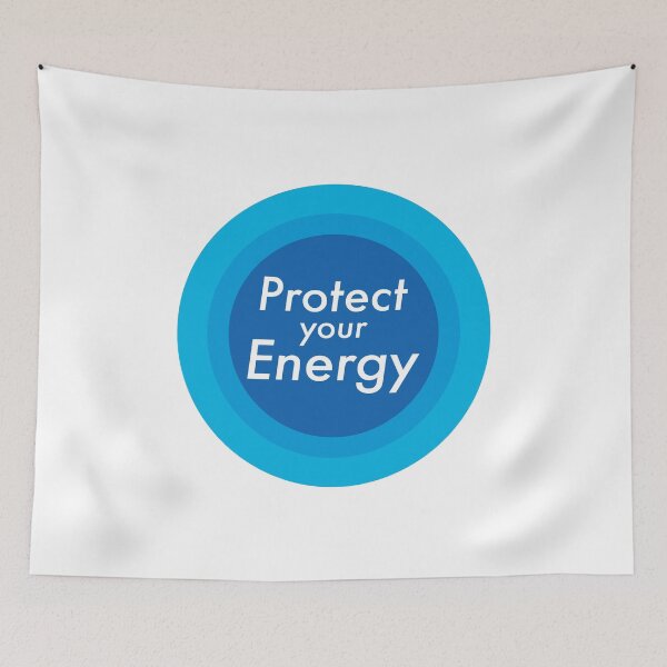 Item preview, Protect you Energy | blue aura energy designed and sold by CHLOË CREATES.