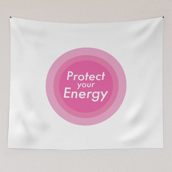 Item preview, Protect you Energy | pink aura energy designed and sold by CHLOË CREATES.