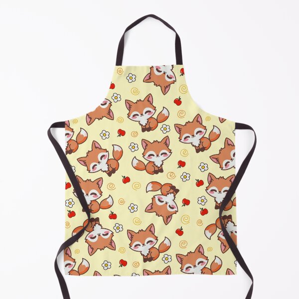 Item preview, Cute fox and apple. designed and sold by atika-atk.