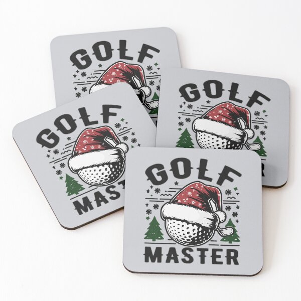 Item preview, Golf Master With Santa Hat And Christmas Tree designed and sold by Daqomm.