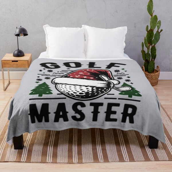 Item preview, Golf Master With Santa Hat And Christmas Tree designed and sold by Daqomm.