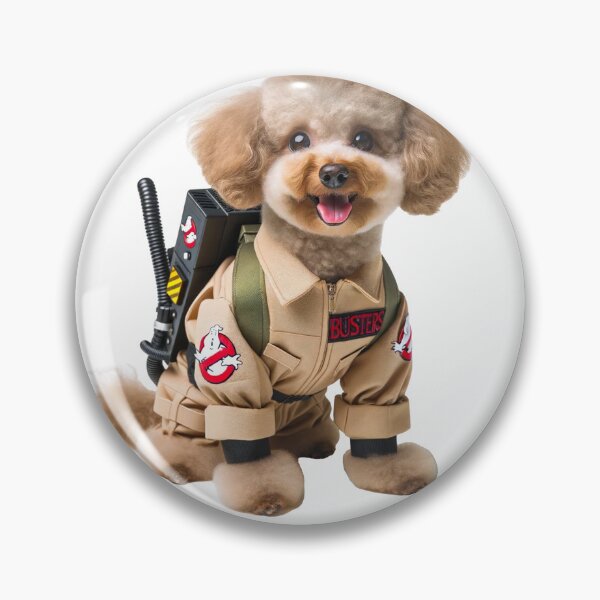 Item preview, Barkbusters / Toy Poodle in a Ghostbusters Costume designed and sold by toypoodlemom.