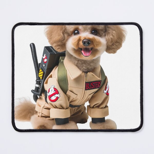 Item preview, Barkbusters / Toy Poodle in a Ghostbusters Costume designed and sold by toypoodlemom.