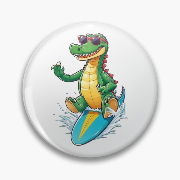 Item preview, Surfing Croc designed and sold by likbatonboot.