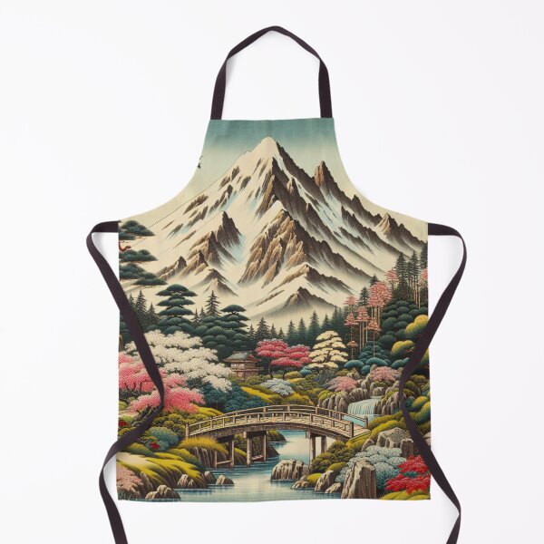 Item preview, Japanese Mountain Forest Valley Spring Time Bloom designed and sold by HippieFarms11.