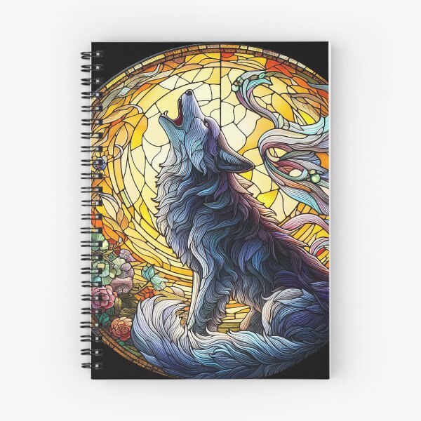 Item preview, Stained Glass Wolf designed and sold by Foxlindesigns.