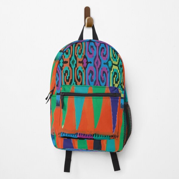 Item preview, Blue green tribal embroidery bold embroidery maximalist decor designed and sold by T-Mex.