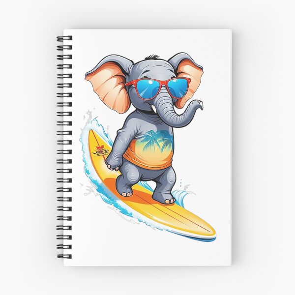 Item preview, Surfing Elephant designed and sold by likbatonboot.