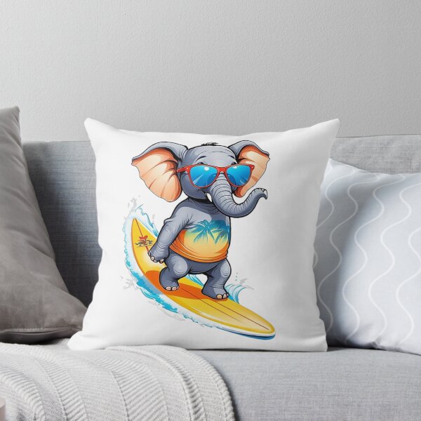 Item preview, Surfing Elephant designed and sold by likbatonboot.