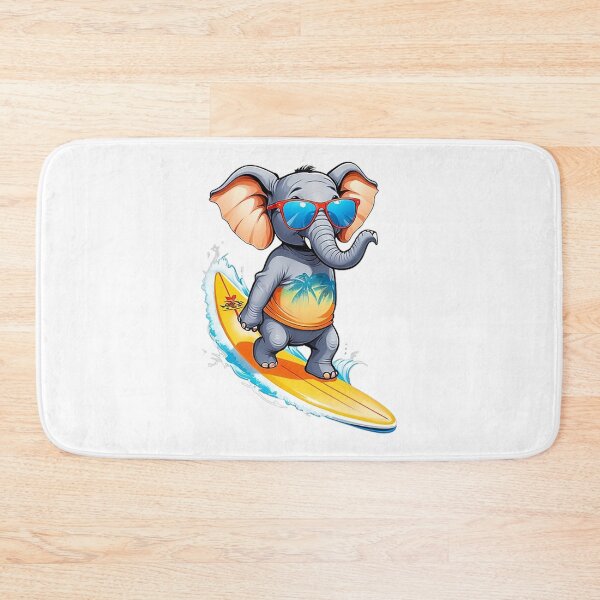 Item preview, Surfing Elephant designed and sold by likbatonboot.