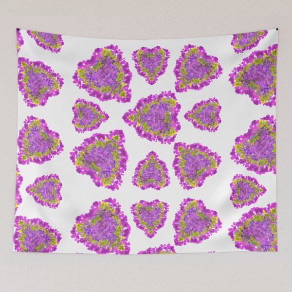 Item preview, Bright Pink and Purple Hearts within Hearts - Hand-drawn designed and sold by Victoria Rose.