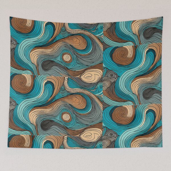 Item preview, Abstract waves designed and sold by UZRWRLD .