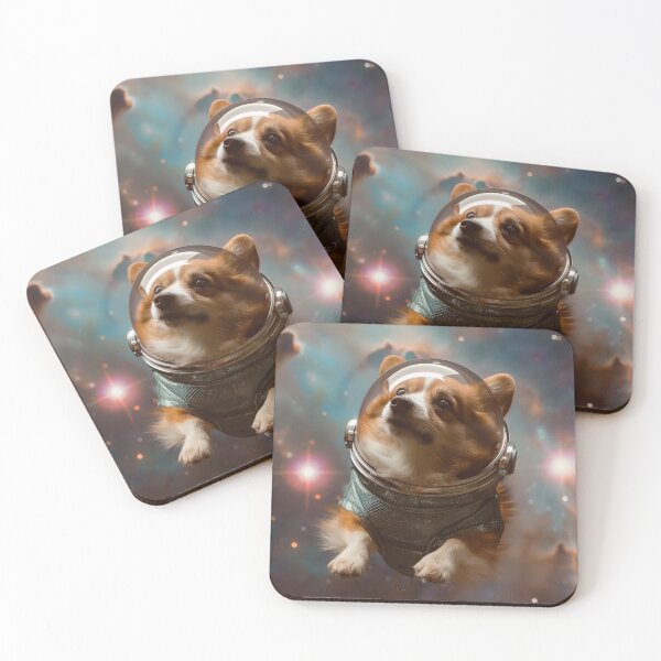 Item preview, Welsh Corgi Dog in Space designed and sold by AM-Fine-Designs.