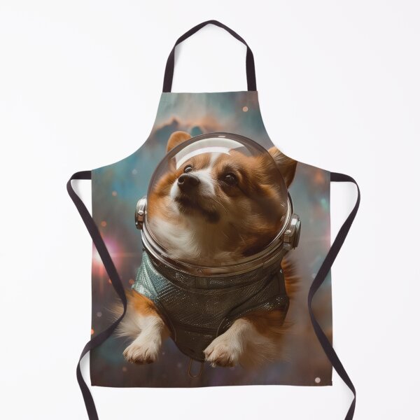 Item preview, Welsh Corgi Dog in Space designed and sold by AM-Fine-Designs.
