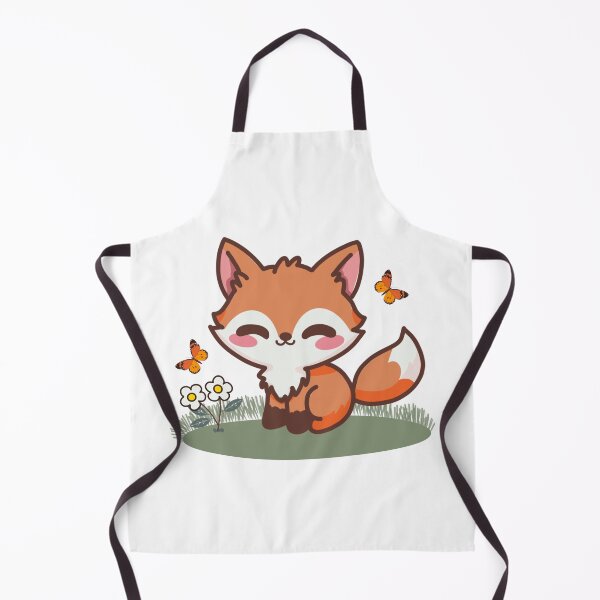 Item preview, Cute fox and apple. designed and sold by atika-atk.
