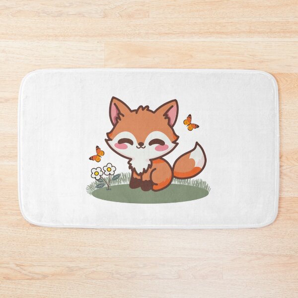 Item preview, Cute fox and apple. designed and sold by atika-atk.
