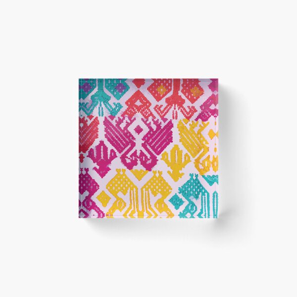Item preview, Multicolor mexican embroidery vibrant maximalist decor designed and sold by T-Mex.