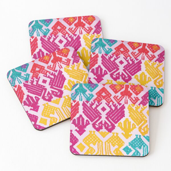Item preview, Multicolor mexican embroidery vibrant maximalist decor designed and sold by T-Mex.