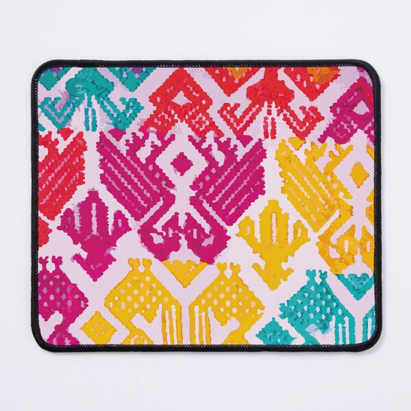 Item preview, Multicolor mexican embroidery vibrant maximalist decor designed and sold by T-Mex.