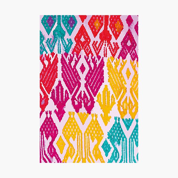 Item preview, Multicolor mexican embroidery vibrant maximalist decor designed and sold by T-Mex.