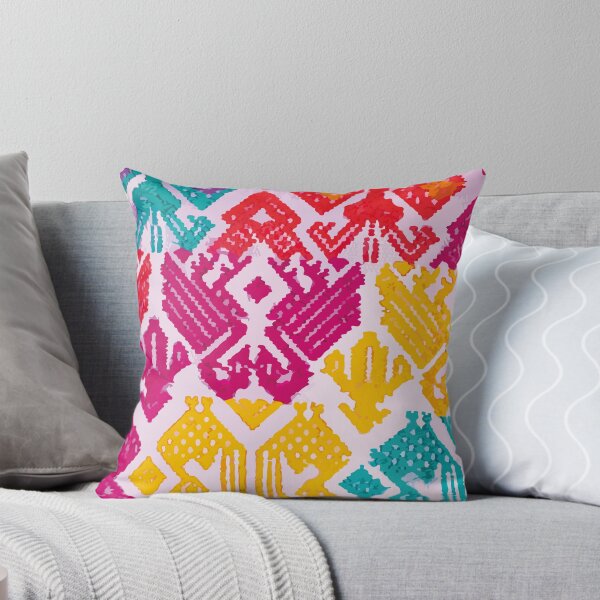 Item preview, Multicolor mexican embroidery vibrant maximalist decor designed and sold by T-Mex.