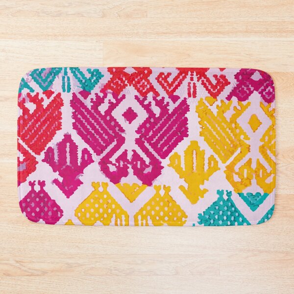 Item preview, Multicolor mexican embroidery vibrant maximalist decor designed and sold by T-Mex.