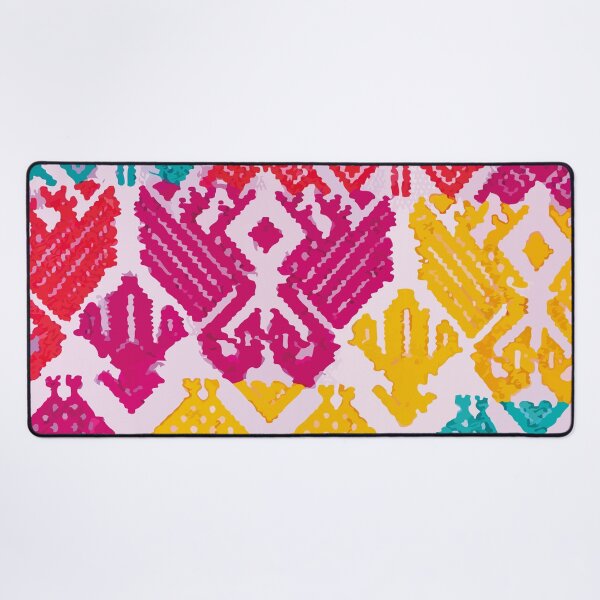 Item preview, Multicolor mexican embroidery vibrant maximalist decor designed and sold by T-Mex.